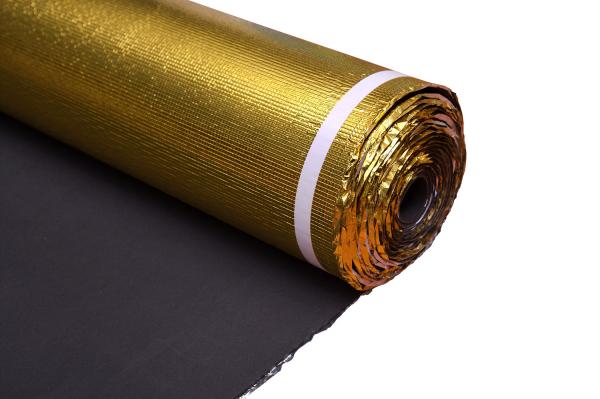 Buy cheap 3mm Thickness 110kg/M3 Comfort Step Gold Foam Underlay For Laminate Flooring from wholesalers