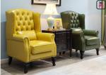 American Style Classical Single Sofa Chair High Back Leather Chair For Bar /