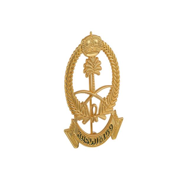 Buy cheap United Arab Emirates Government Golden Party Badge Shiny 3d Embossed from wholesalers