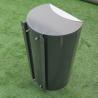 Buy cheap Public Round Dia 315*580H Mm Steel Outdoor Trash Can from wholesalers