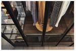250cm Walk In Closet Wardrobe Drawer System With Aluminum Glass Door ODM