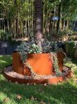 1000mm long Corten Steel Lawn Edging Rust Like Rusted Metal Garden Edging