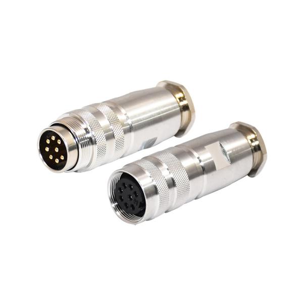 Buy cheap 10A M16 200V Metal Screw Assembly Connector 2P 3P 4P Female Straight from wholesalers