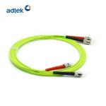 50/125 ST/UPC-ST/UPC OM5 Duplex Multimode Fiber Optic Patch Cord