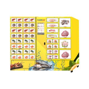 China Refrigerated Locker Vending Machine Seafood Birthday Cakes Fresh Food Vending Machine Lockers on sale