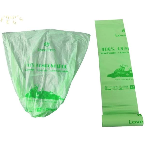 Buy cheap PLA PBAT Compostable 45cm Width Disposable Garbage Bags from wholesalers