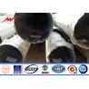 Buy cheap 138KV Customizable Steel Utility Pole With Climbing Rung And Anchor Bolt from wholesalers