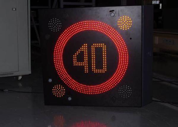 Buy cheap Road Flexible Digital Speed Limit Signs , Led Message Board Signs Lower Flashing Lantern from wholesalers