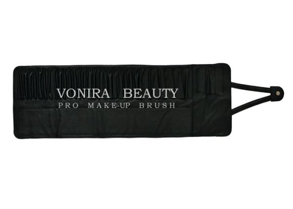 Pro Makeup Brush Rolling Pouch Cosmetic Bag Pen Holder Portable Travel 34