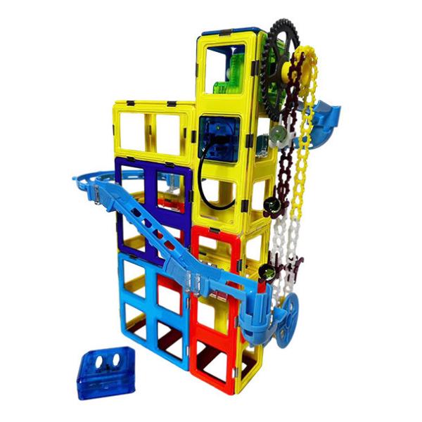 Buy cheap Kids Toy Magnetic Tile Track Assembly Puzzle Building Blocks For 3 Years + from wholesalers