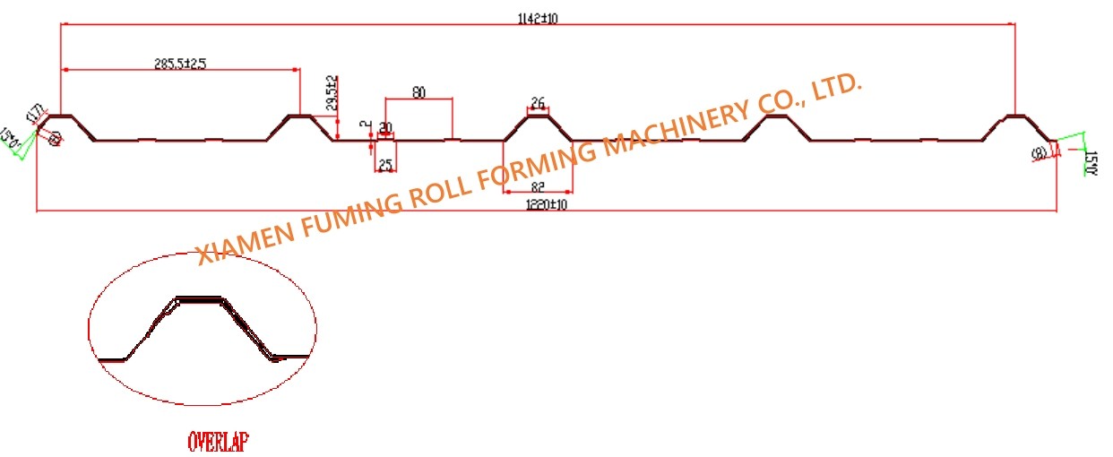 Powerful Roofing Sheet Roll Forming Machine 15KW High Efficiency