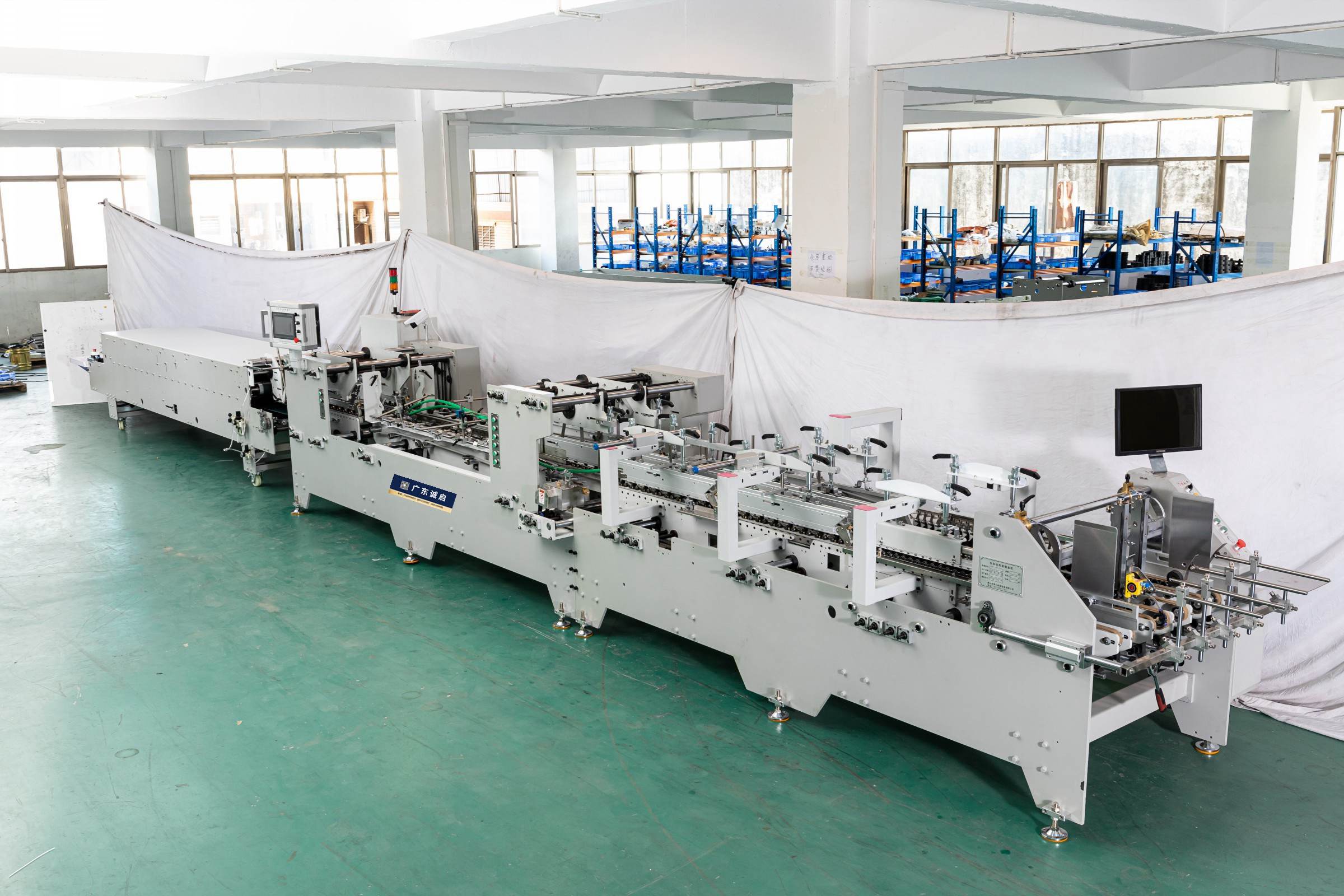 380V Voltage Carton Folder Gluer Machine for Automatic Corrugated Carton in 2022 Year
