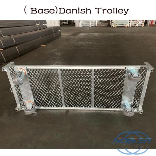 Buy cheap Galvanized Danish Flower Trolley Cc Container Plywood Flower Cart Flower Rack from wholesalers