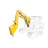 Buy cheap Shaogang Q355B 30-36 ton Excavator Shorten Arm Tunnel Boom With Bigger Cylinders excavator shorten boom excavator tunnel arm tunnel boom from wholesalers
