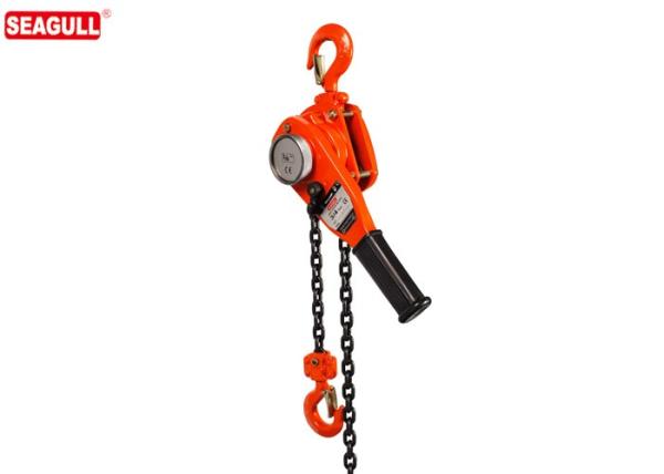 Quality Durable Powder Coat Finish Chain Lever Hoist Manual Lever Block Capacity 750kg for sale