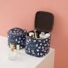Buy cheap Metal Zipper PU Leather Cylinder Bucket Makeup Bag Case from wholesalers