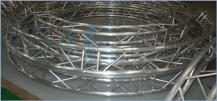 2m-12m Length Semi Circle Roof Truss for Exhibition Booth Construction Design