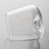 Buy cheap 485ml Etched Glass Drinking Cups 16oz Hand Blown Crystal Rock Drinking Glasses from wholesalers