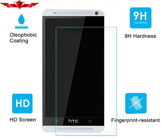 100% Brand New Japan Glass 2.5D 9H 0.2MM Tempered Glass Screen Protector For HTC