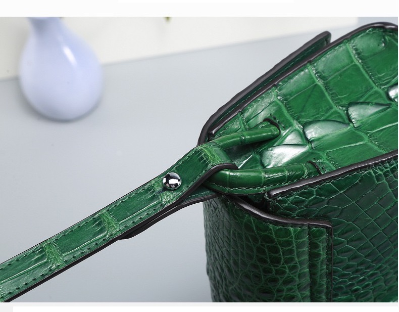 Genuine Crocodile Skin Lady Small Flap Purse Authentic Alligator Leather Women Sling Shoulder Bag Female Cross Body Bag