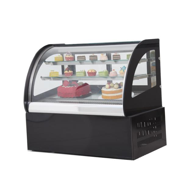 Buy cheap Curved Glass Mini Cake Showcase , Fan Cooling Bakery Display Showcase from wholesalers