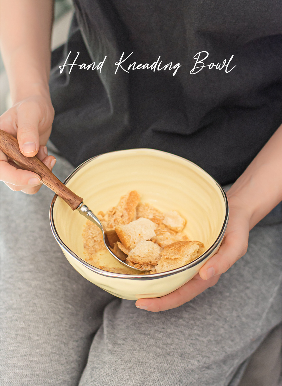 Hotel Restaurant Dough Bowl Ceramic Mixing Bowls In Solid Yellow Color Of Other Volume