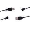 Buy cheap USB To 3 Pin 2464 22 AWG Overmolded USB To 3 Pin Cable from wholesalers