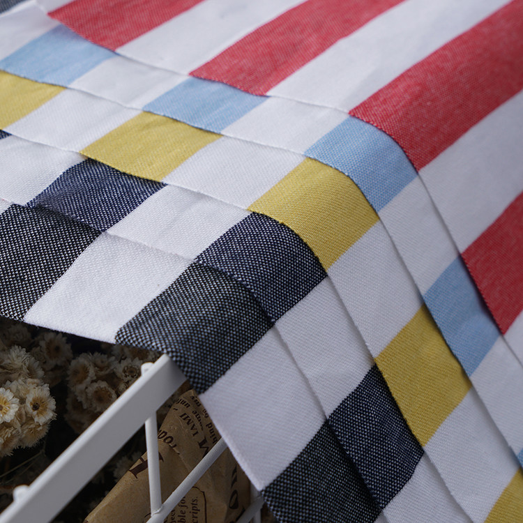 Durable And Stylish Comfortable Cotton Feel Striped Knit Fabric For Polo Shirt