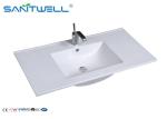 White Ceramic Bathroom Basins / Table Top Sink AB8003-90 800×460×180mm