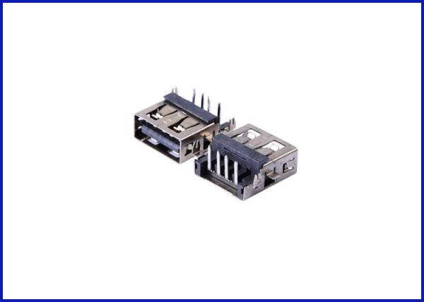 Buy cheap USB 2.0 A male black housing 4P Connector from wholesalers