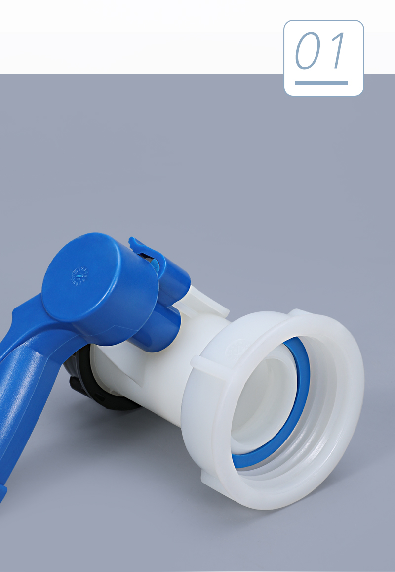 HDPE Body Material DN80 Butterfly Valve perfect for UMETASS Food Grade IBC Tank 100MM