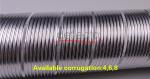 0.08-0.2 Mm Thickness Semi Rigid Aluminium Ducting , Fire Resistant HVAC Air