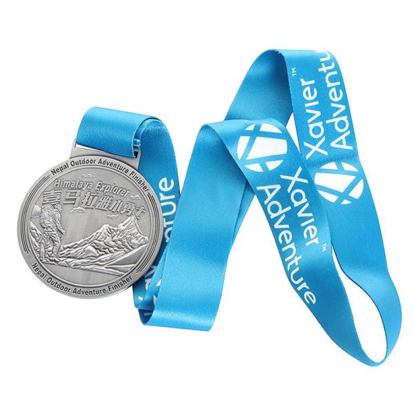 Buy cheap Souvenirs Marathon Running Sport Custom Metal Medals Zinc Alloy Paint Hollow from wholesalers