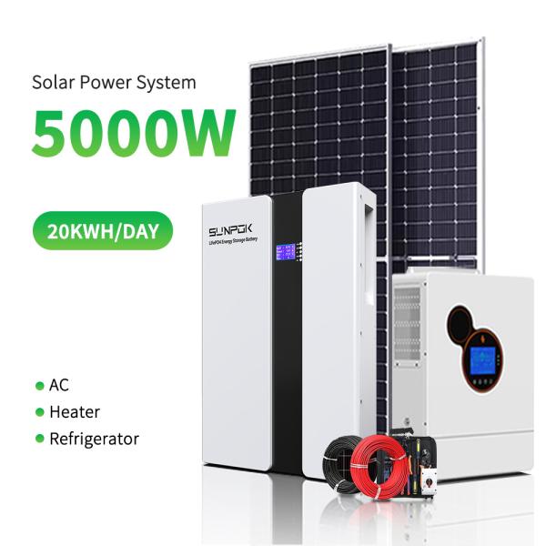 Buy cheap Complete Off Grid 10kw Solar System 10000w Solar Panel from wholesalers