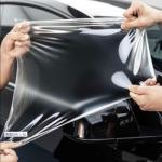 Transparent PVC TPH Paint Protection Film For Cars Practical Nontoxic