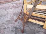 Park Furniture Cast Iron Bench Ends Durable For Garden Decoration