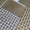 Buy cheap Antique Brass Ss 0.5mm Lock Crimp Wire Mesh For Interior Decoration from wholesalers