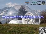1.0mm Clear PVC Inflatable Lawn Bubble Tent For Family Rest Sleep