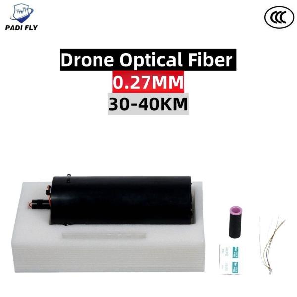 Buy cheap Ultra Long Distance 30-40km 0.27mm Fpv Fiber Spool Drone Fiber Optical Cable from wholesalers