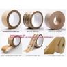 Buy cheap Customisable Logo Printed Shipping Eco Friendly Biodegradable Sealing Self-Adhesive Brown Kraft Paper Package Tape from wholesalers