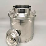 40 Liters Cow Goat Heat Preservation Double Wall Bucket Oil Barrel Milk Can