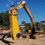 Excavator Scrap Shear For Metal Cutting Largest Shearing Force In Hydraulic