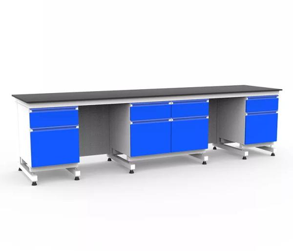 Buy cheap Epoxy Resin Coating Lab Bench Work Dental Steel Science Lab Workbenches from wholesalers