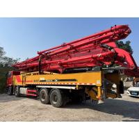 Buy cheap 55m Max Horizontal Reach Second Hand Pump Truck with Gross Mass of 46000kg and product