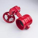 Medium Temperature Grooved Fire DI Wafer Butterfly Valve PN10 PN16 2"-10" for