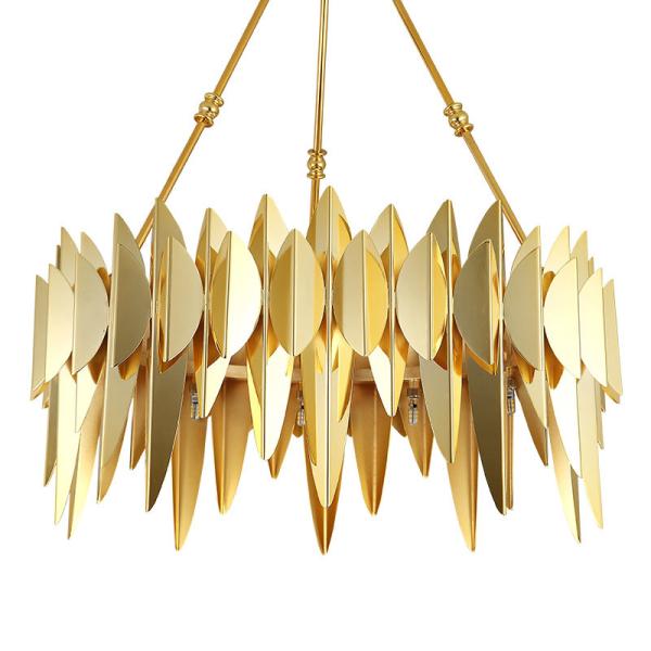 Buy cheap Gold Suspension Modern Rustic Pendant Lighting Warm White 110v-240v from wholesalers