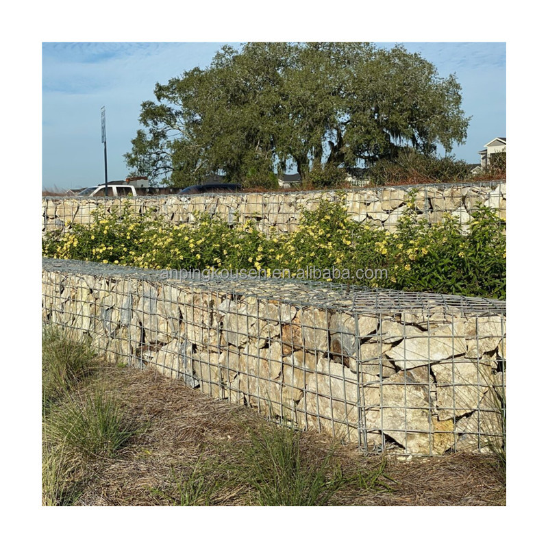Garden Decor 4mm Diameter Customized Welded Gabion Box with Rust-Resistant Coating