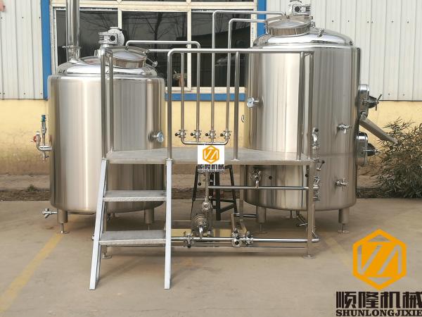 Craft Artisanal Beer Making Equipment 10HL Mash / Lauter Tun 3.0mm Inner SS