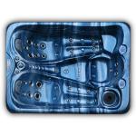 Buy cheap 3 People Balboa Control Whirlpool Hot Tub Small Bathtub Spa With UV Light from wholesalers