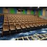 Buy cheap Anti Rust Public Theater Seating Movie Theater Furniture With Plastic Cup Holder from wholesalers
